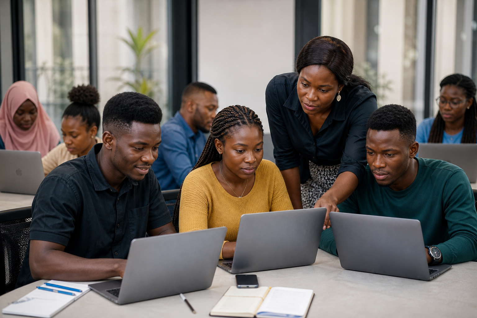 Youth digital skills training
